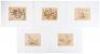 14 matted albumen photographs of floral wreaths - 2