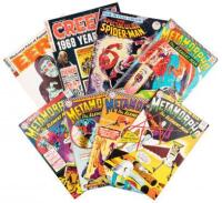 Lot of Eight Comics and Magazines: MARVEL, DC, WARREN
