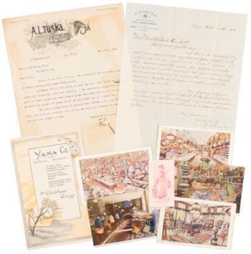 Ephemera related to the import and sale in the US of &ldquo;Japonisme&rdquo; goods in the early 20th century