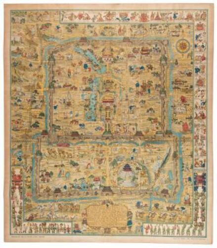 A Map and History of Peiping, formerly known as Peking...
