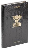 Bible of Filth [Signed Limited Edition]