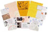 Archive of Handwritten Letters and Postcards from S. Clay Wilson to Charles Plymell, 1990s