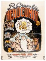 R. Crumb's HEAD COMIX Twenty Years After Store Display Poster