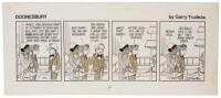 DOONESBURY. Original Art for Daily Newspaper Strip, Feb. 2, 1979