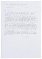 R. Crumb Handwritten Letter, c. 2010