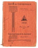 Gu&iacute;a de Nicaragua&hellip;1940 / Nicaragua's guide for tourists, businessmen, travelers. Spanish-English.