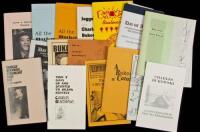 Twenty-six booklets, mostly of Bukowski poetry, literary criticism and recollections