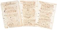 Manuscript document regarding the sale of slave in early 19th century and the taxes thereupon