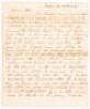 Virginia woman plantation owner hopes to sell an &ldquo;insolent&rdquo; slave during the Civil War - Letter