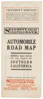 Automobile Road Map of Los Angeles, Orange, Riverside and San Bernardino Counties