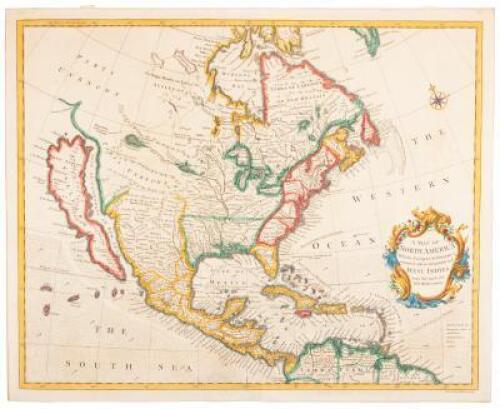 A Map of North America with the European Settlements & whatever else is remarkable in ye West Indies, from the latest and best Observations