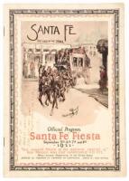 Santa Fe, the End of the Trail: Official program Santa Fe Fiesta, September 5th, 6th, 7th and 8th, 1921. This annual fiesta at the ancient capital of New Mexico was first celebrated A.D. 1712