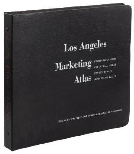 Los Angeles Marketing Atlas: A new atlas for Los Angeles City and County showing: Shopping Centers, Industrial Areas, Census Tract Boundaries, Communities and Cities, Marketing Facts...