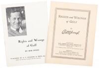 Rights and Wrongs of Golf - two variants