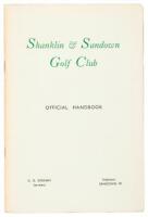 The Shanklin & Sandown Golf Club - official handbook