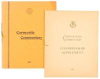 Carnoustie and its Golf Courses - plus supplement volume