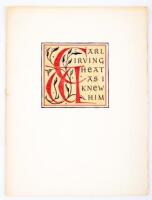 Carl Irving Wheat as I Knew Him