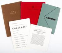 Four Prospectuses for Arion Press Publications and a Keepsake