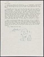 Typed Letter, signed, to Poet Henry Malone