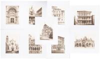 8 heliogravures of Venice from the portfolio Calli e Canali in Venezia