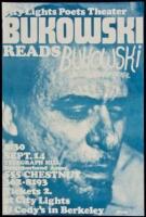 Bukowski Reads Bukowski - Poster for City Lights Poets Theater reading