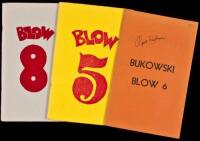 Blow - three issues of the magazine with contributions by Bukowski