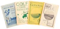 Golf in Maine - four annuals. Years 1935, 1936, 1940, and 1941.