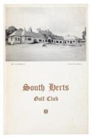 The South Herts Golf Club: Official Handbook