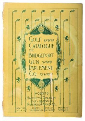 1898 Catalogue: Golf Clubs, Balls, Caddie Bags, Markers, Direction Flags, and General Golf Supplies