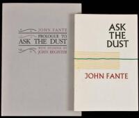 Ask the Dust [and] Prologue to Ask the Dust