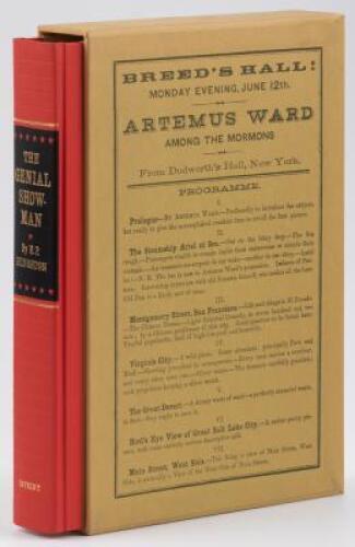 The Genial Showman Being the REniniscences of the Life of Artemus Ward