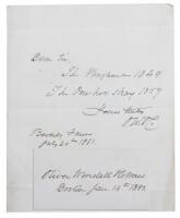 Note and clipped signature