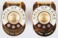 Two PGA Hall of Fame inductee money clips - Tommy Armour and Karsten Sollheim