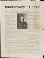 Independent Ticket - Vol. I, No. I, March 16, 1901
