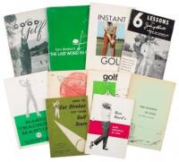 Ten miscellaneous volumes on golf