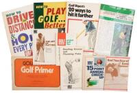 Eleven instructional booklets from Golf Digest