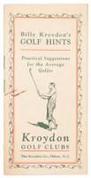 Billy Kroydon's Golf Hints: Practical Suggestions for the Average Golfer (cover title)