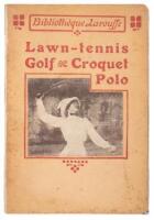 Lawn-Tennis, Golf — Croquet, Polo