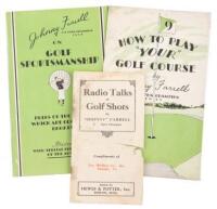 Three booklets by Johnny Farrell - Radio Talks on Golf Shots, Johnny Farrell on Golf Sportsmanship [and] How to Play "Your" Golf Course