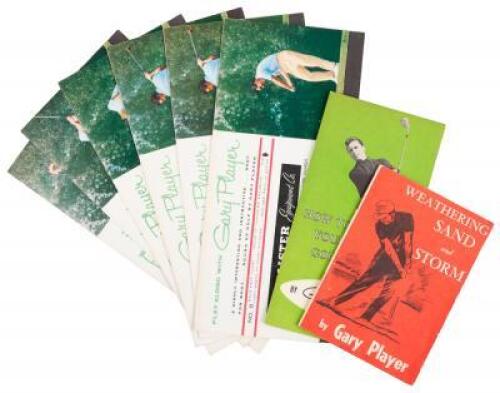Play Along with Gary Player - 6 of 12 brochures with Weathering Sand and Storm [and] How to Improve Your Short Golf Shots