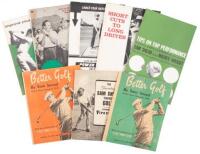 Eight instructional booklets by or with contributions by Sam Snead