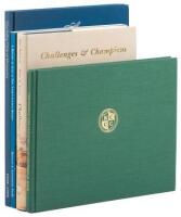 Challenges and Champions: The Royal & Ancient Golf Club 1754-1883 - trade edition [with] five other volumes on golf history