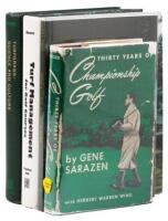 Four miscellaneous volumes related to golf course architecture