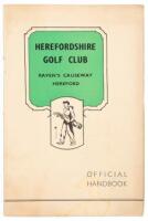 Herefordshire Golf Club Official Handbook