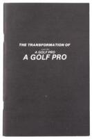 The Transformation of a Golf Pro (cover title)