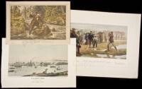 Five reproductions of Currier & Ives prints - plus one John Howell print