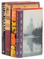 Four volumes and a letter by Studs Terkel inscribed to Kay Boyle