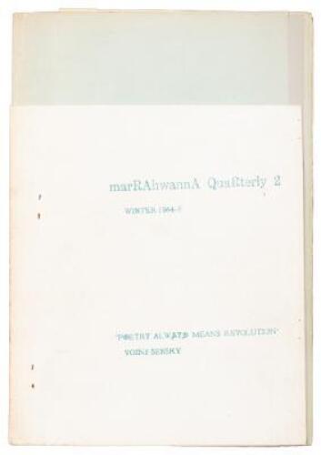 Marrahwanna Quarterly 2: Winter 1964-5