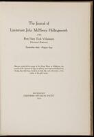 The Journal of Lieutenant John McHenry Hollingsworth of the First New York Volunteers [Stevenson's Regiment], September 1846-August 1849