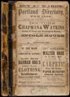 The Portland Directory, for the Year Commencing January, 1866; Embracing a General Directory of Residents, and a Business Directory...